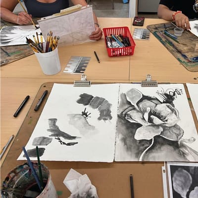 March Homeschool Art class